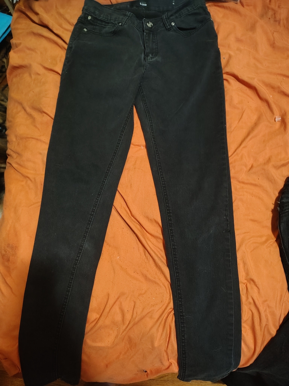 Hype Black Skinny Jeans for Women